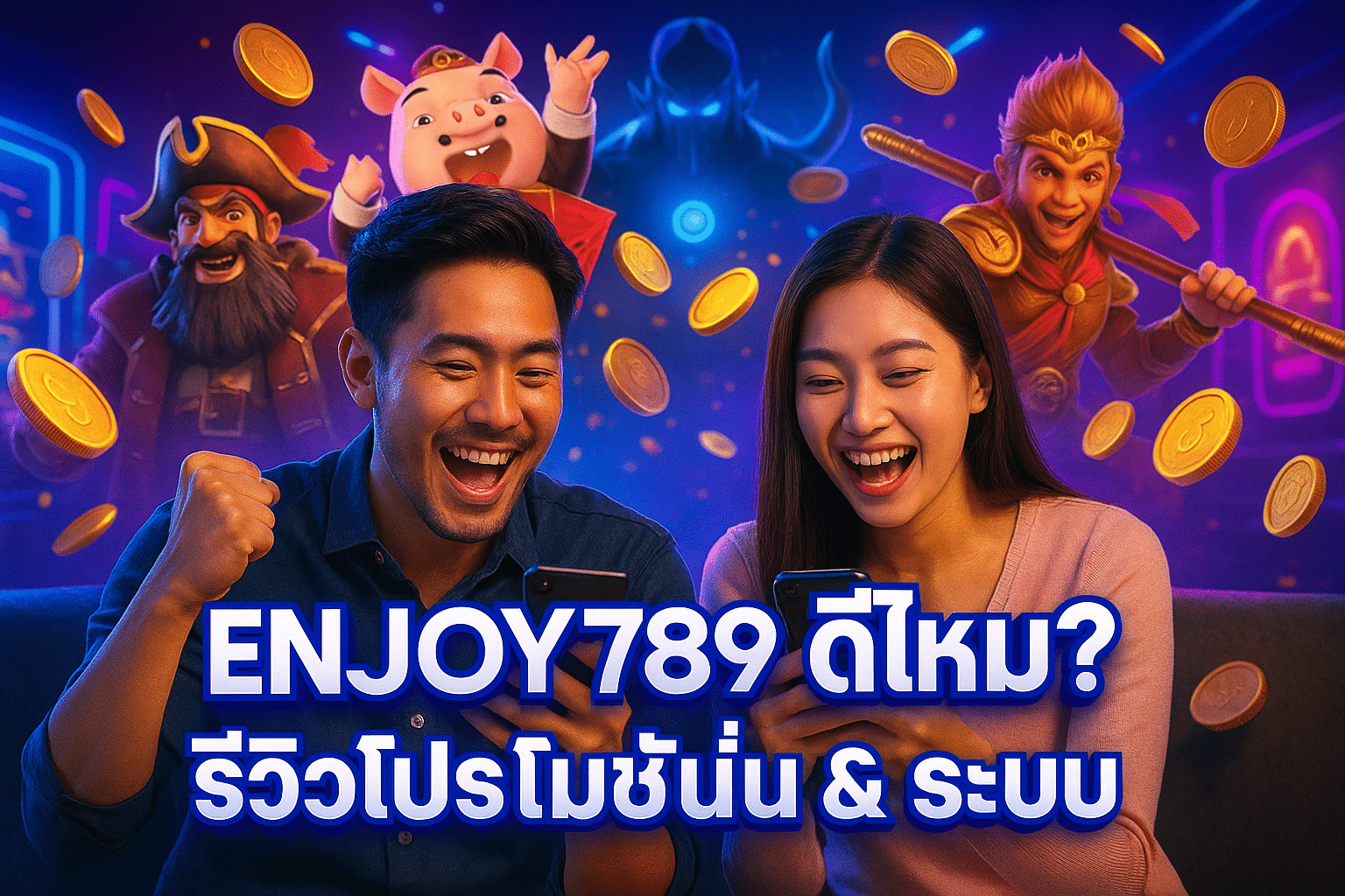 ENJOY789 ดีไหม? รีวิวโปรโมชั่น & ระบบ