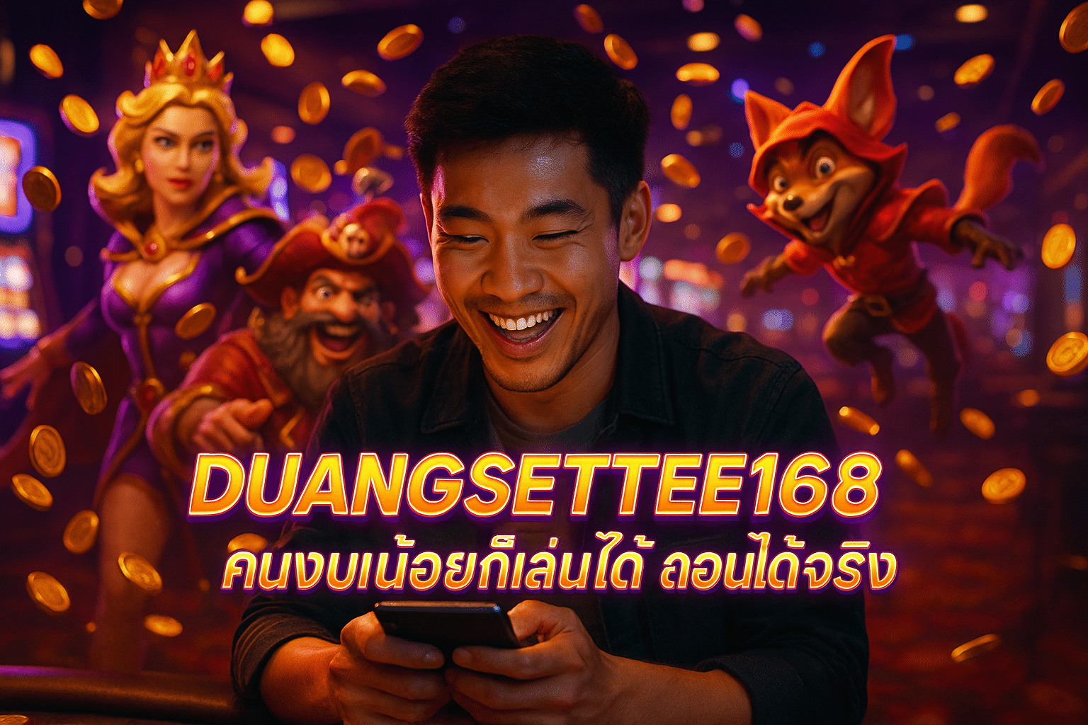 DUANGSETTEE168 คนงบน้อยก็เล่นได้ ถอนได้จริง